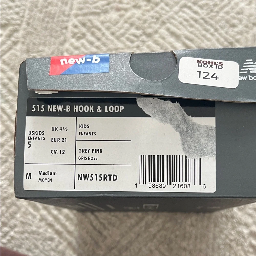 Infant/Toddler’s New Balance 515 B Hook & Loop Sneakers - Picture 7 of 7